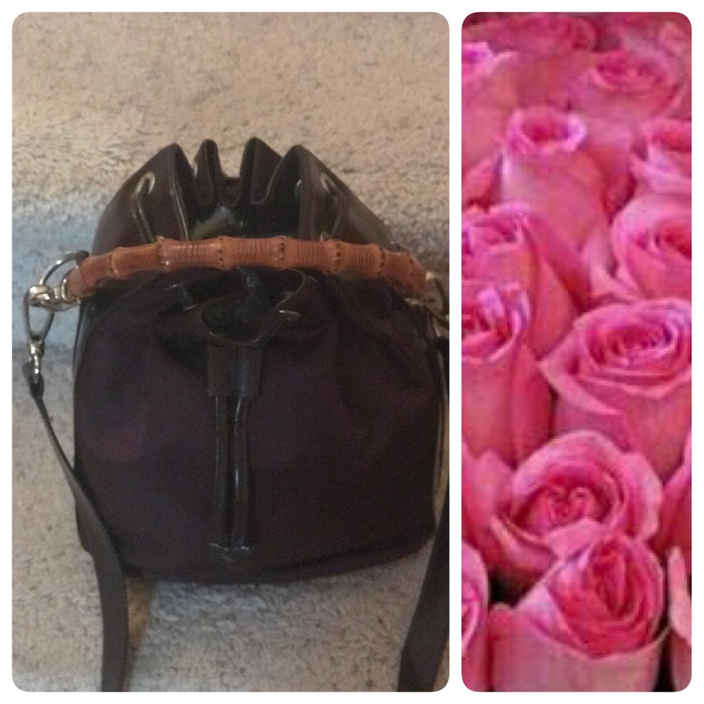 Gucci Bamboo Drawstring Pouch Bag - image 1